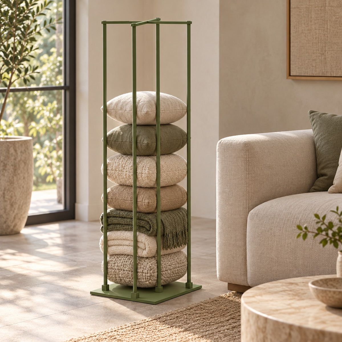 Cushion Tower Stand 使用イメージ