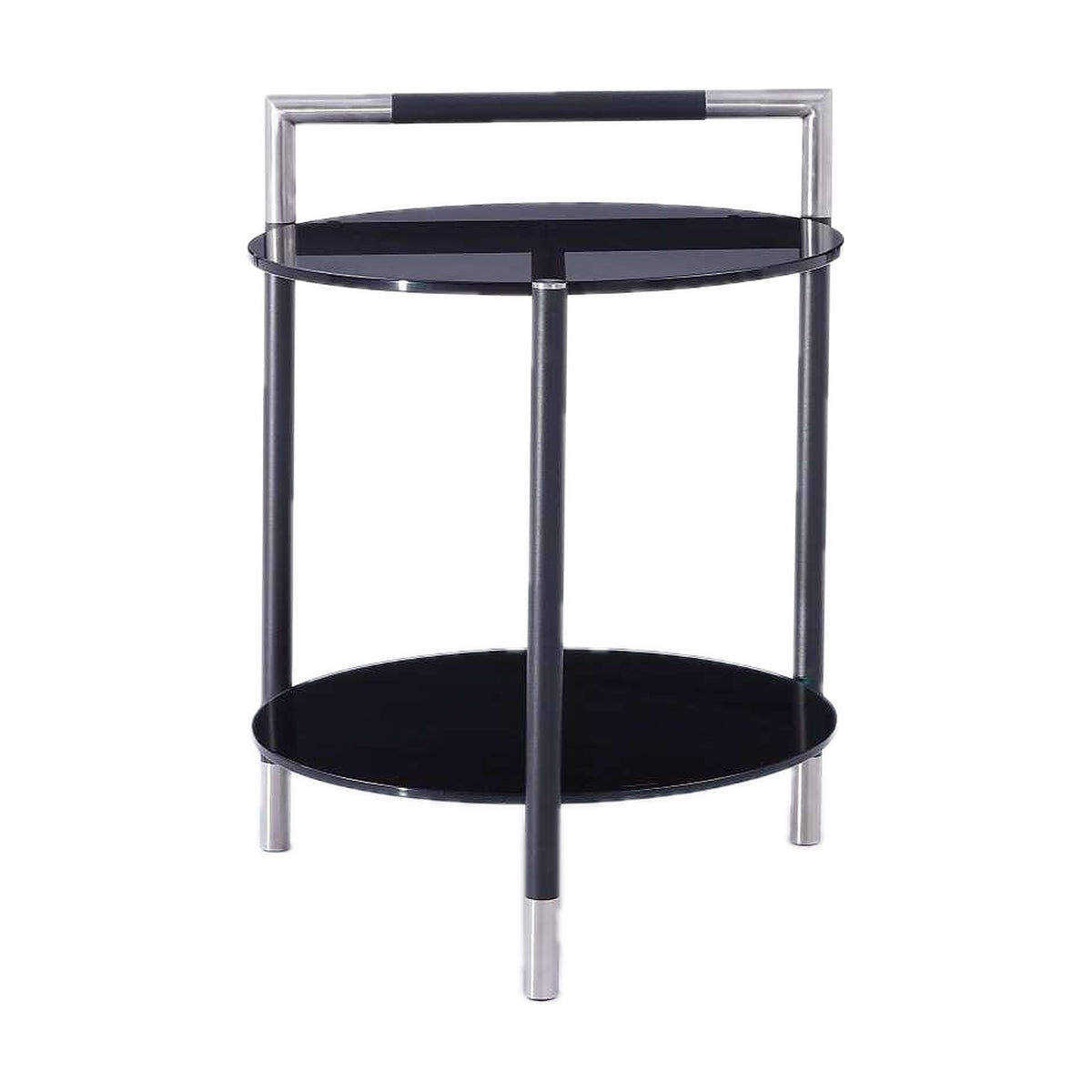 Handle Two-Tier Side Table