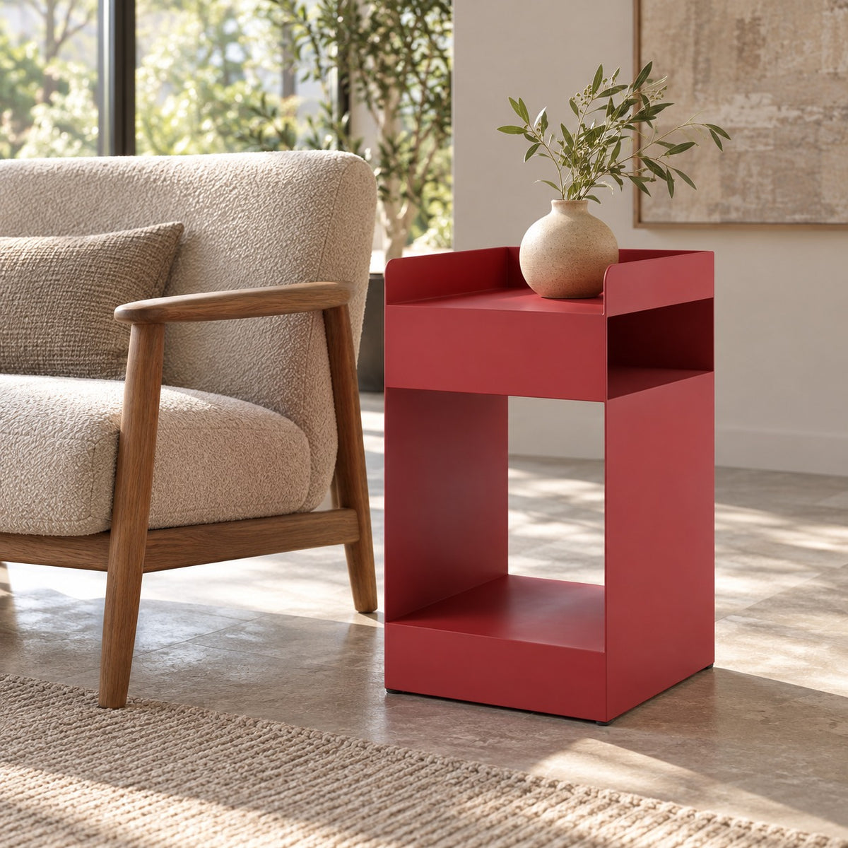 Block Box Side Table 使用イメージ