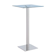 Square Glass Bar Table