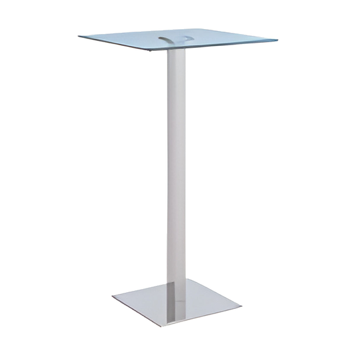 Square Glass Bar Table
