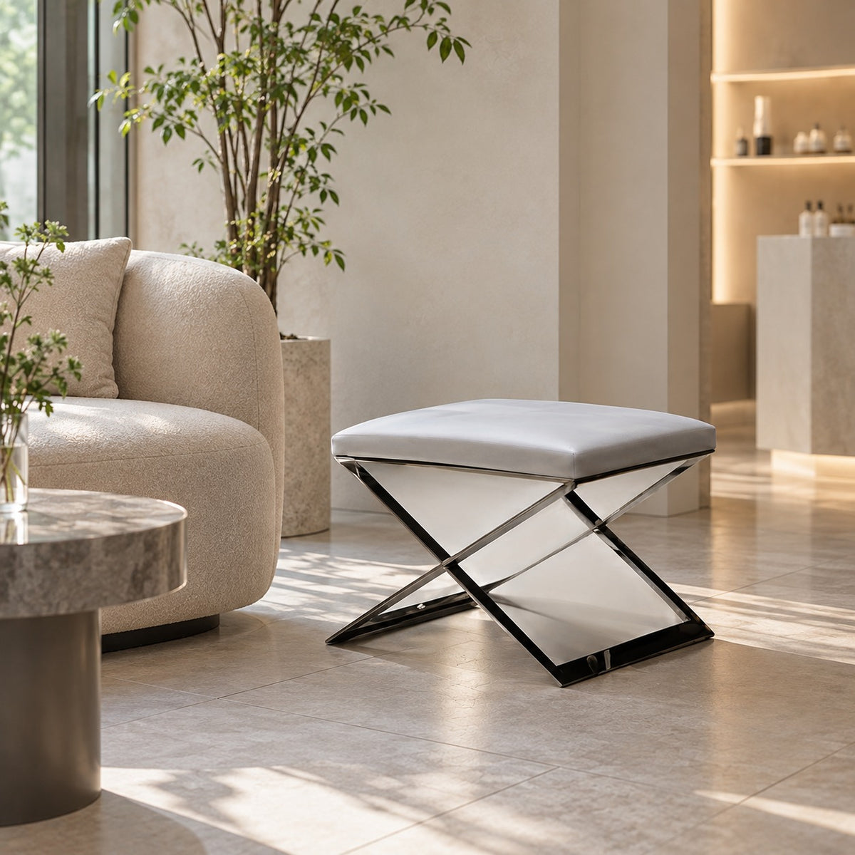 X Ottoman 使用イメージ（サロン）