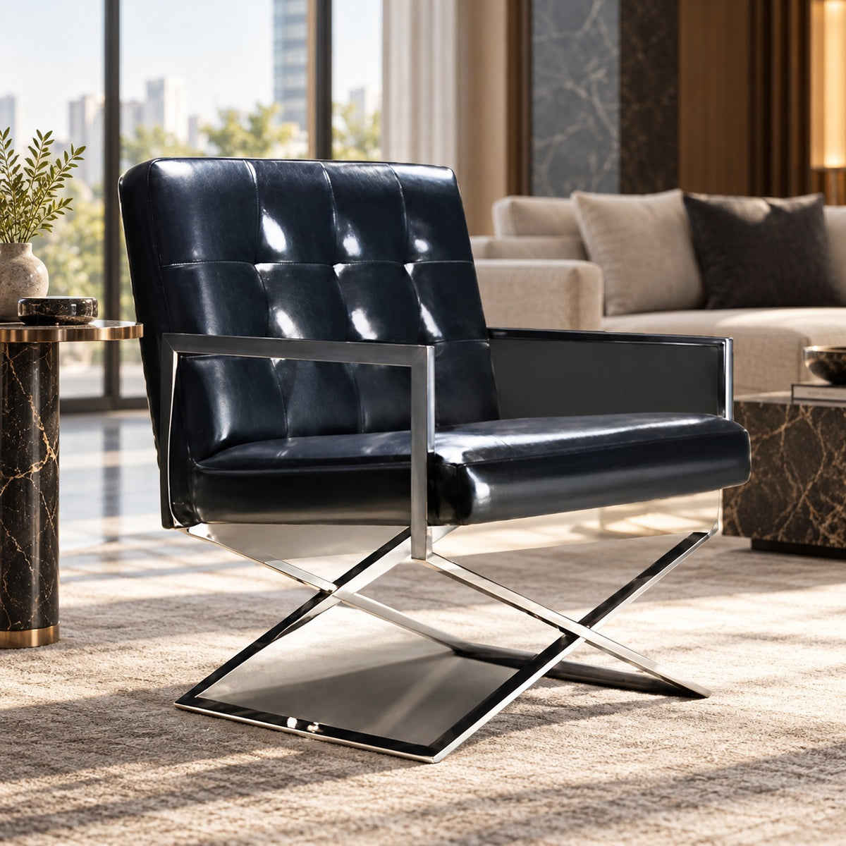 Tufted X Lounge Chair 使用イメージ