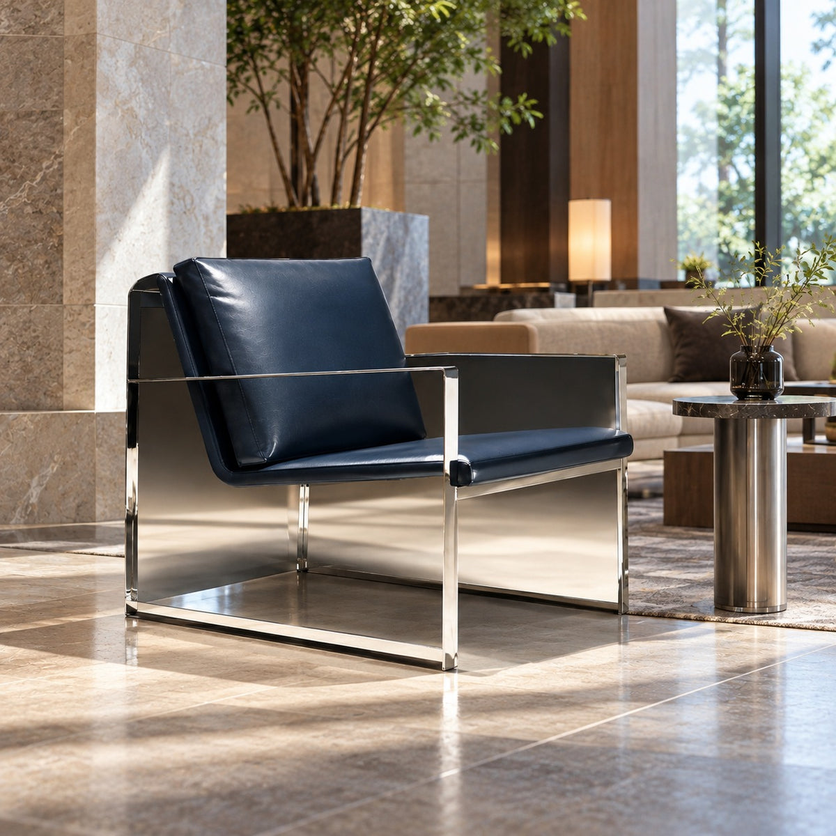 Frame Lounge Chair 使用イメージ（ホテル）