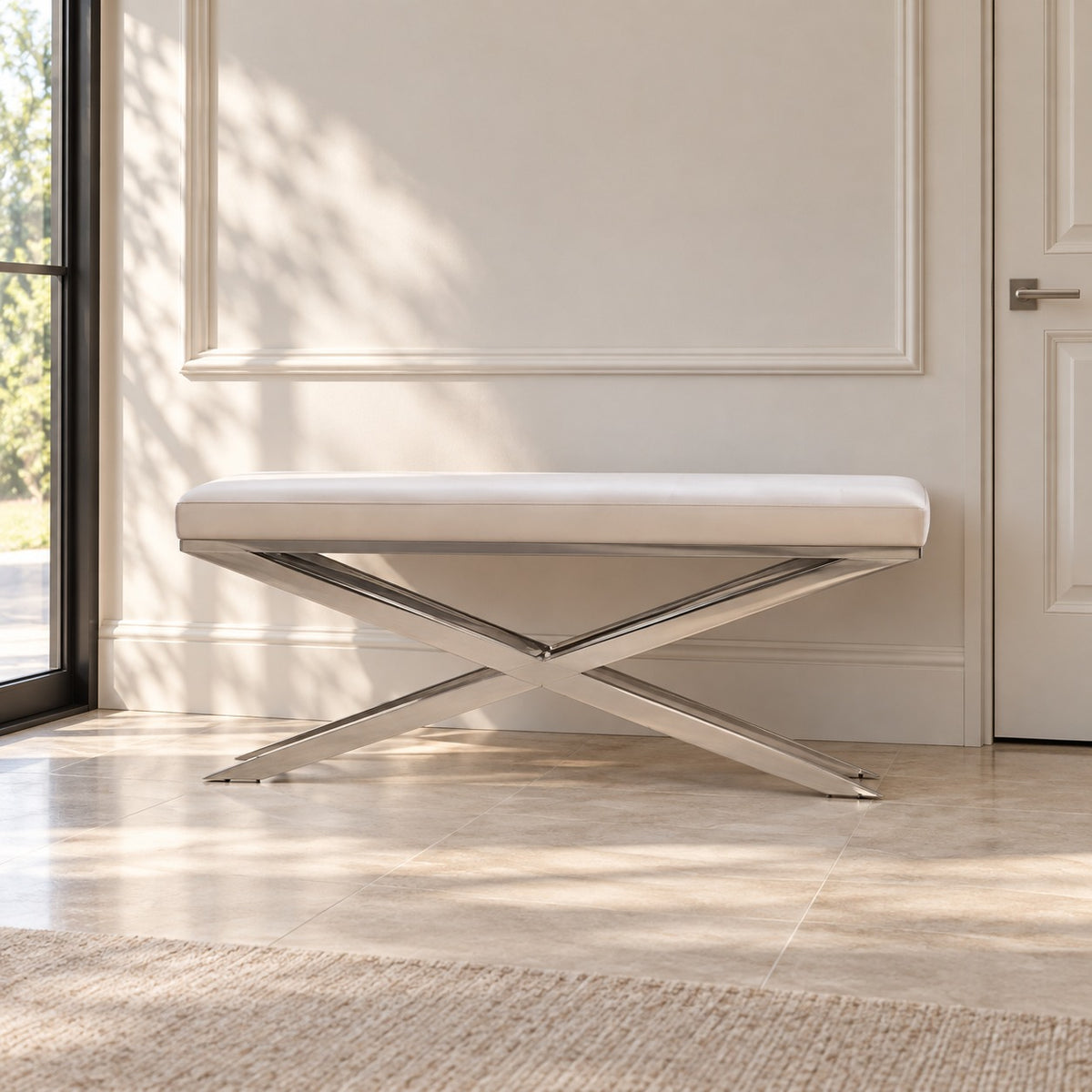 X Leg Bench 使用イメージ