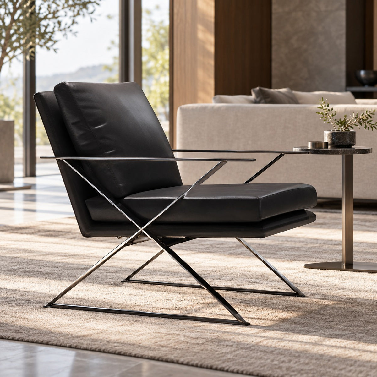 Cross Lounge Chair 使用イメージ