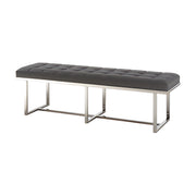 Long Tufted Bench