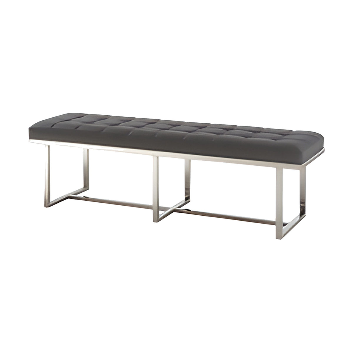 Long Tufted Bench