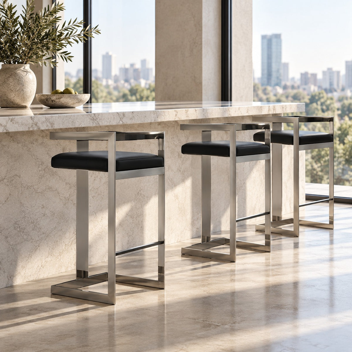 Square Counter Chair 使用イメージ