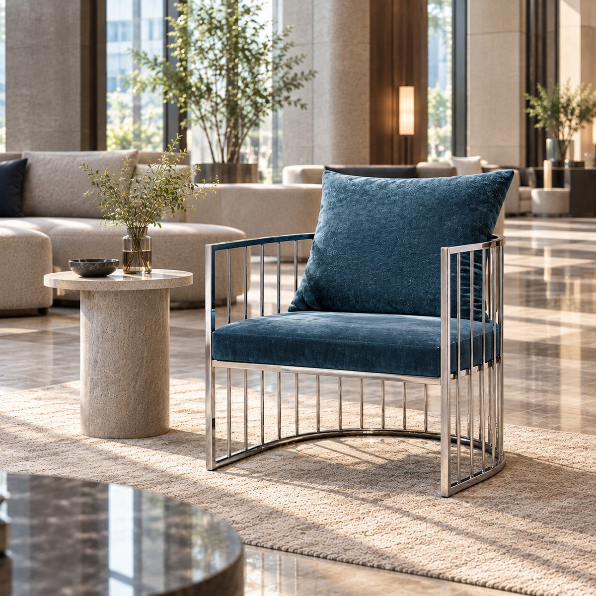 Rib Arm Chair 使用イメージ（ホテル）