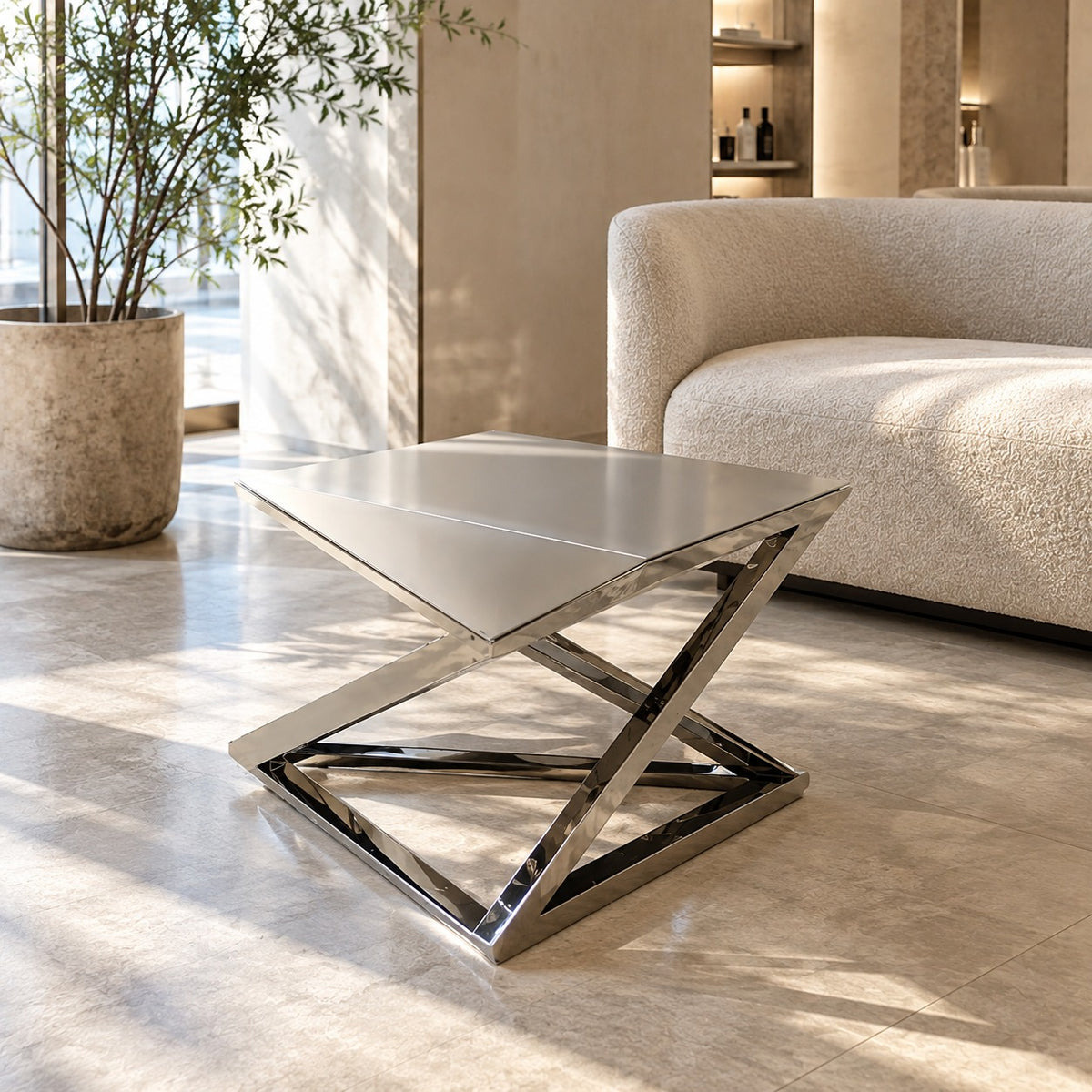 Diamond X Ottoman 使用イメージ（サロン）