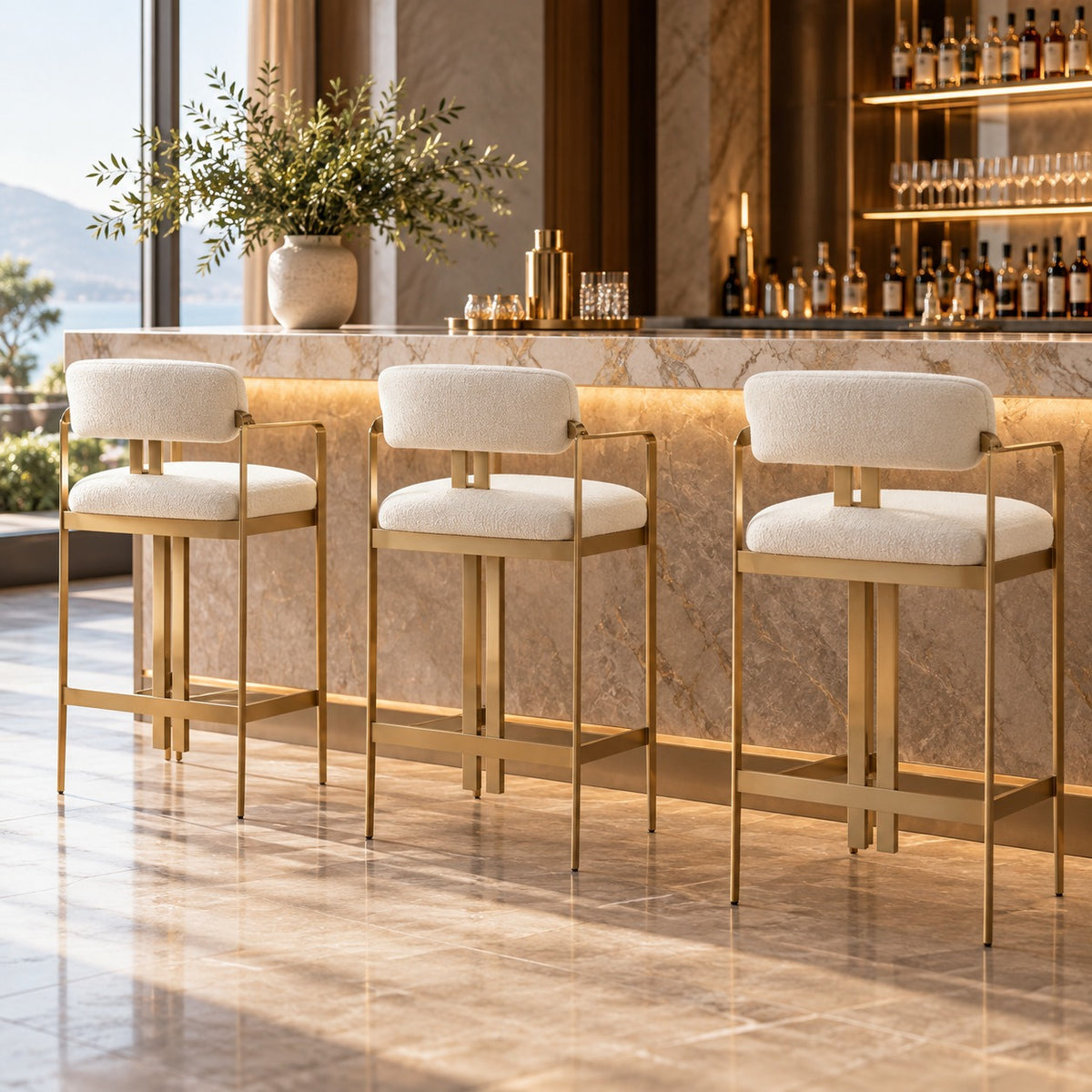 Gold Frame Counter Chair 使用イメージ
