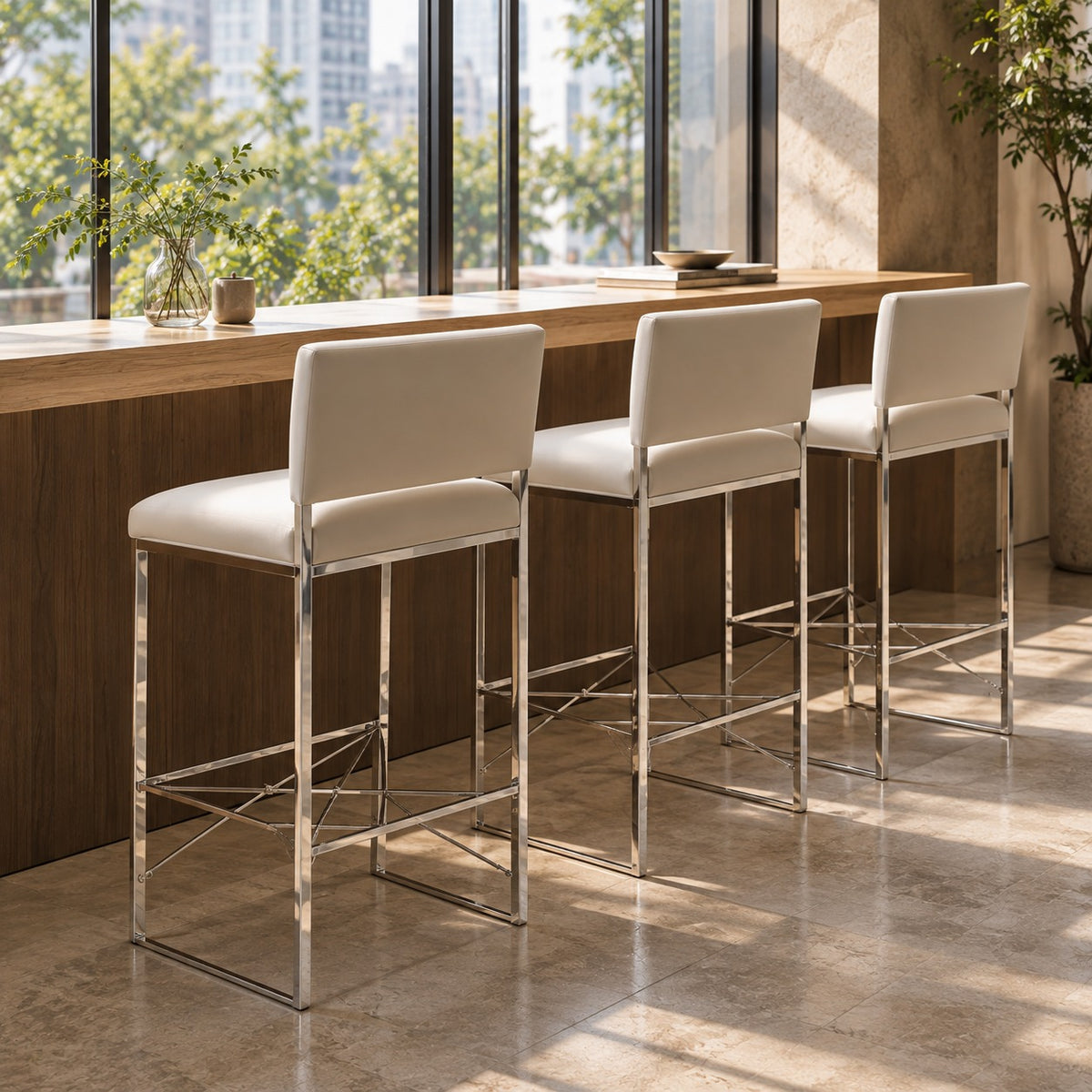Slim Back Bar Chair 使用イメージ