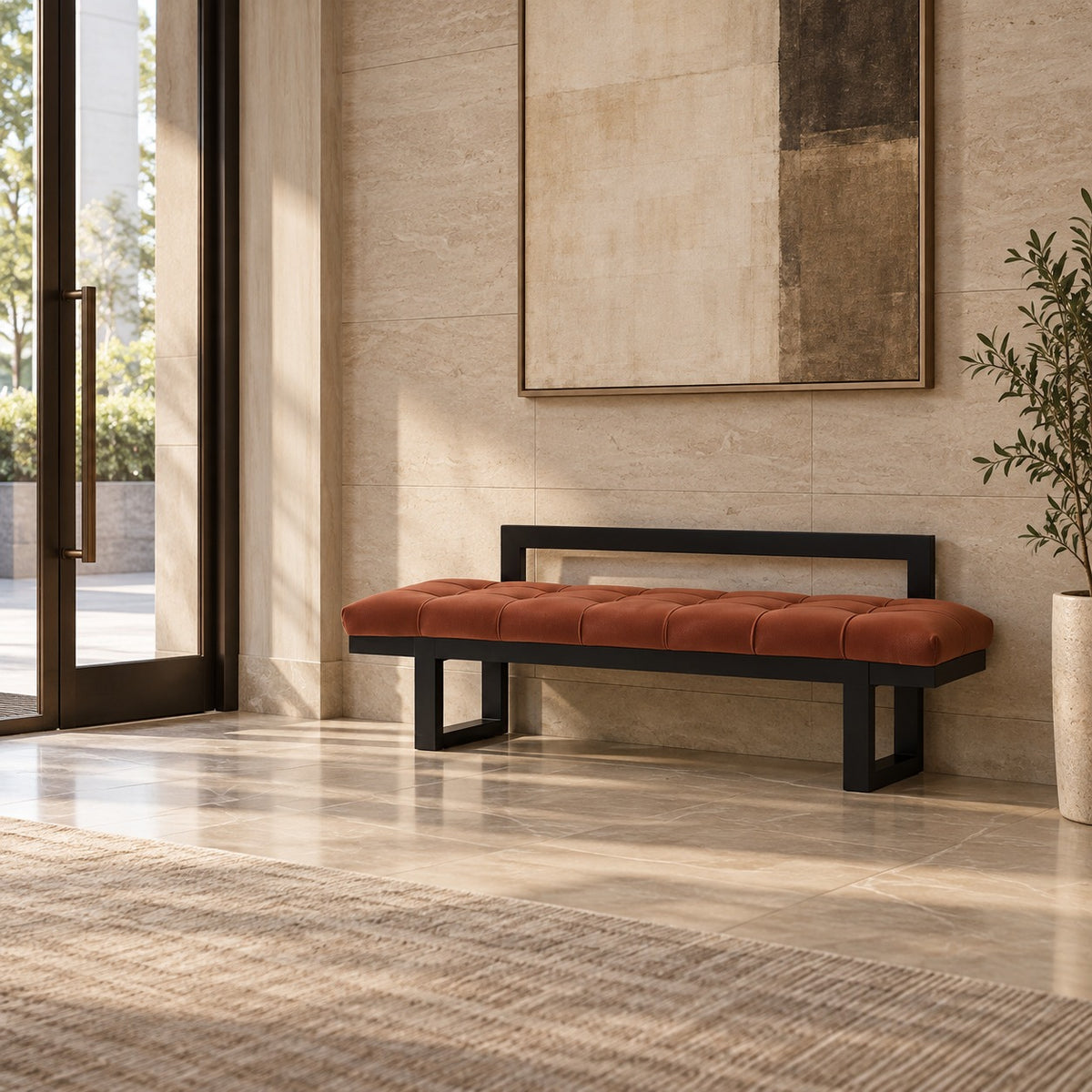 Daybed Bench 使用イメージ（ホテル）