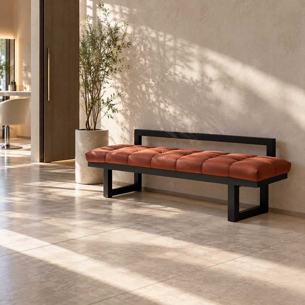 Daybed Bench 使用イメージ（サロン）