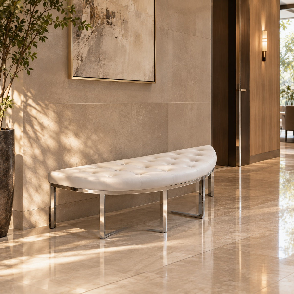 Curve Bench 使用イメージ（ホテル）