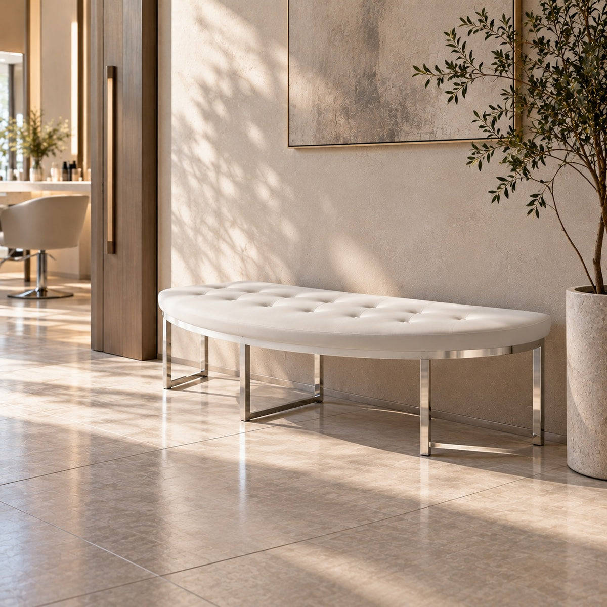 Curve Bench 使用イメージ（サロン）