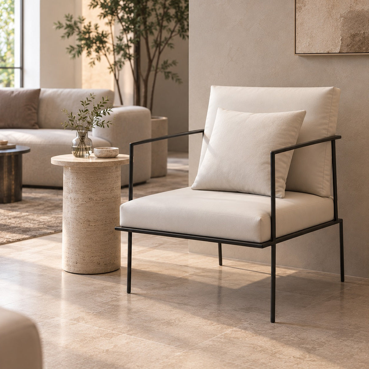 Noir Frame Arm Chair 使用イメージ