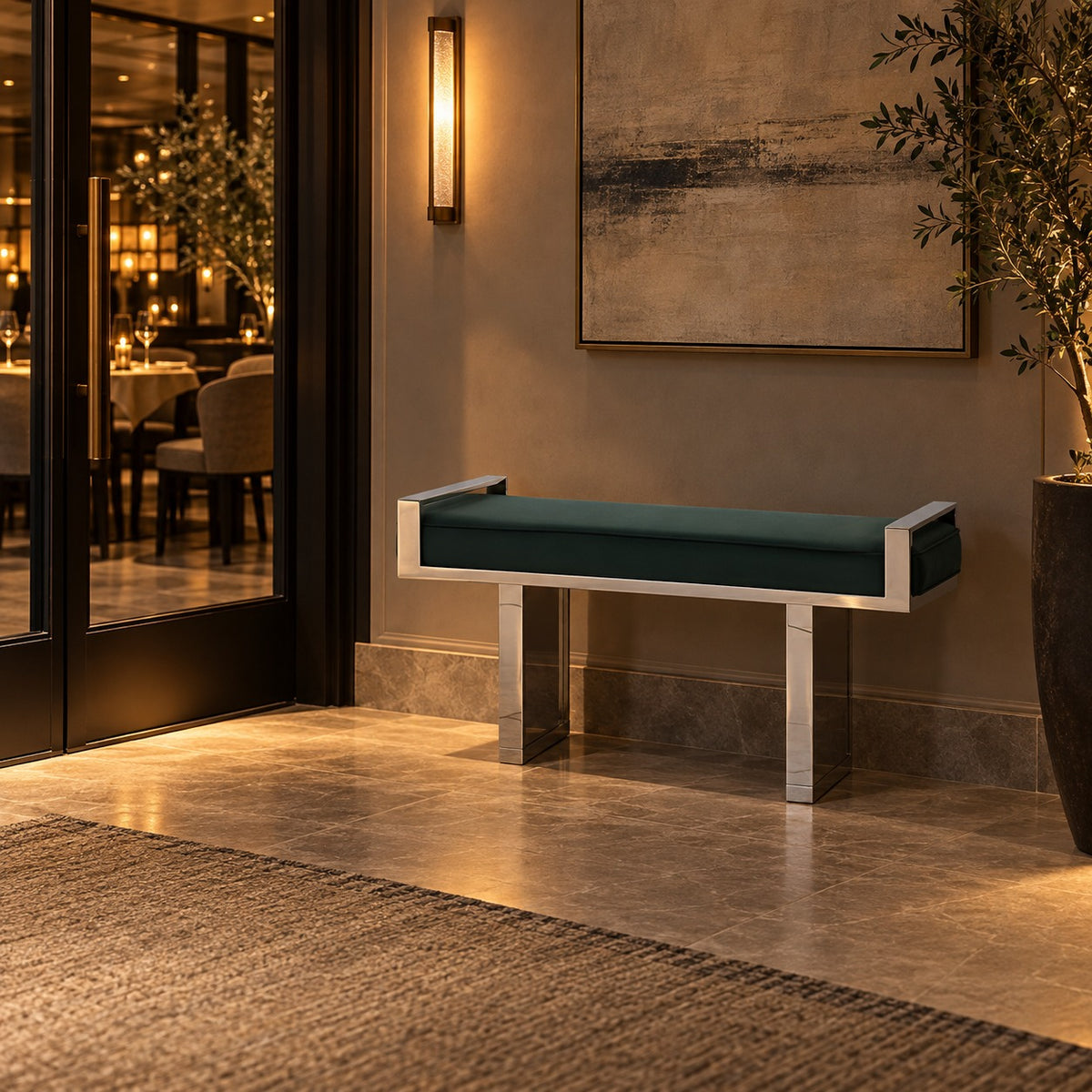Petite Bench 使用イメージ（飲食店）