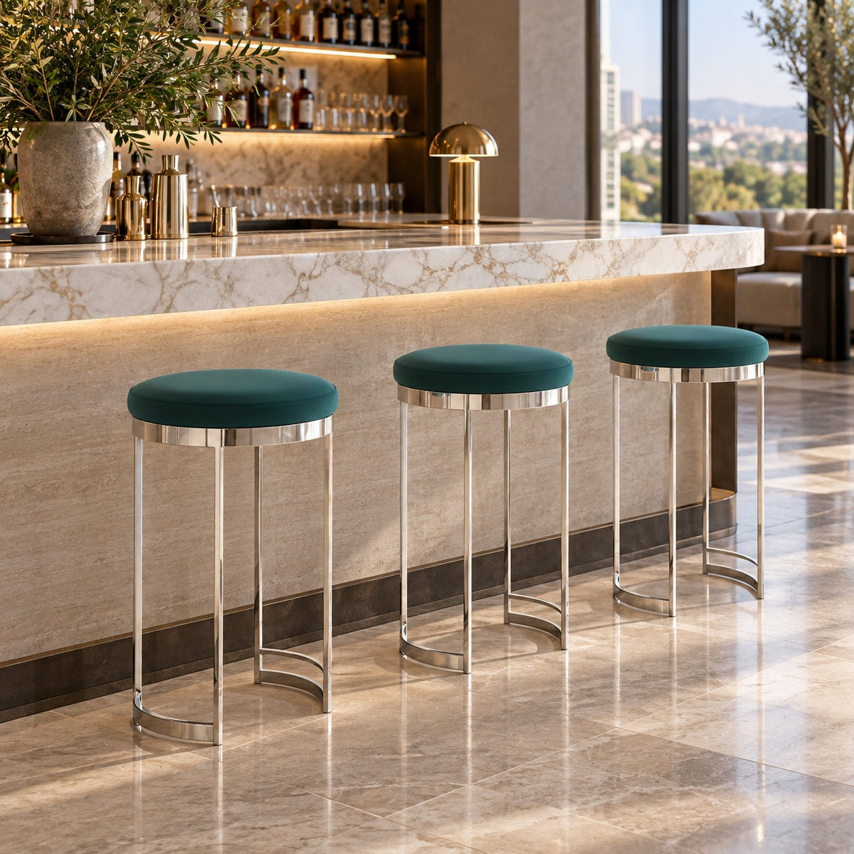 Round Counter Stool 使用イメージ