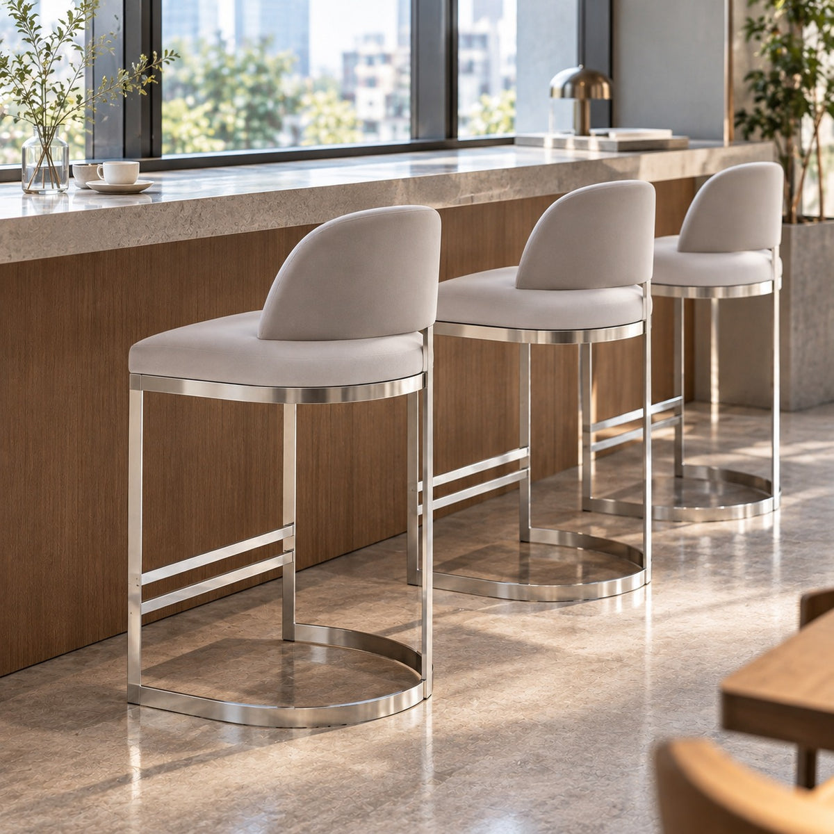Shell Counter Chair 使用イメージ