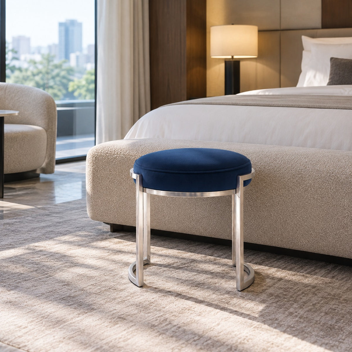 Ring Stool 使用イメージ（ホテル）