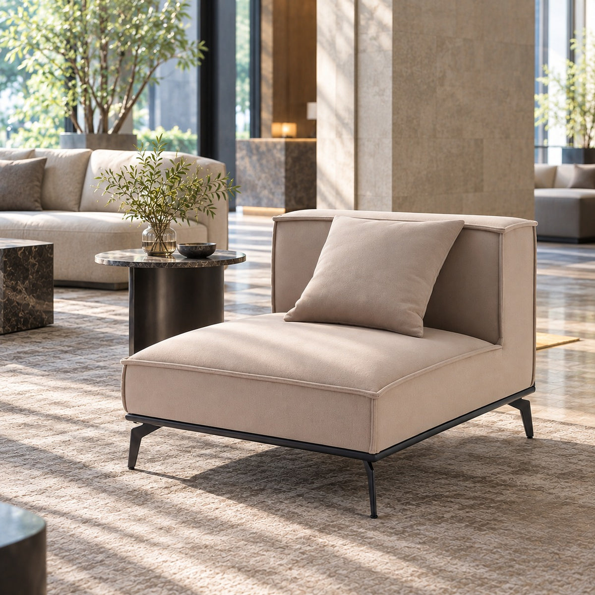 Low Lounge Chair 使用イメージ（ホテル）