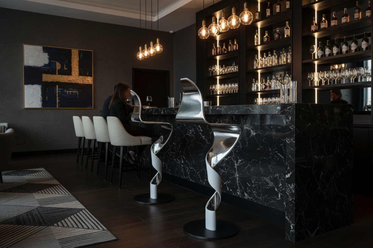 Bow counter chair - バーシーン