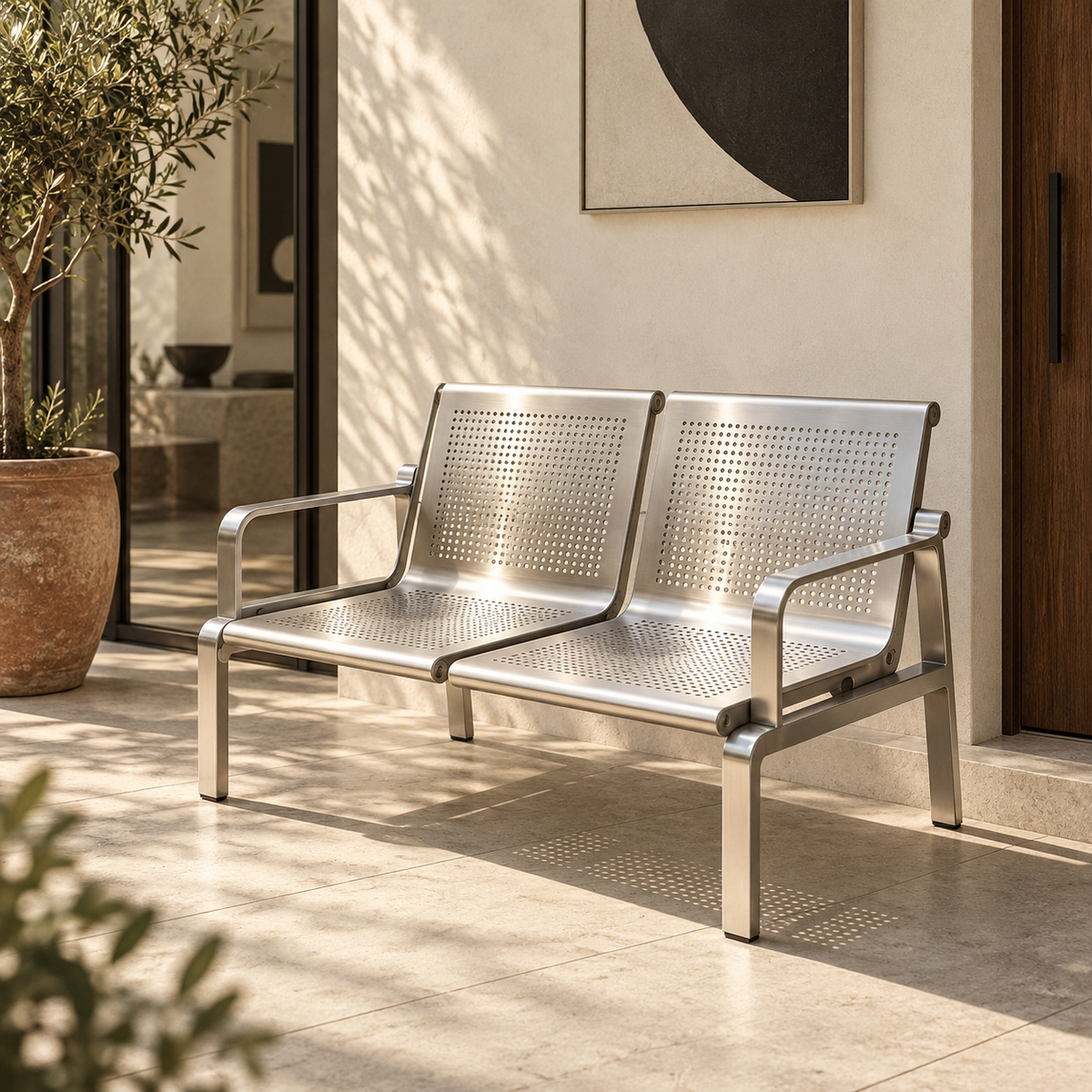 Dot Bench — interior scene 2 (AI-generated, editorial 2026-09-10)