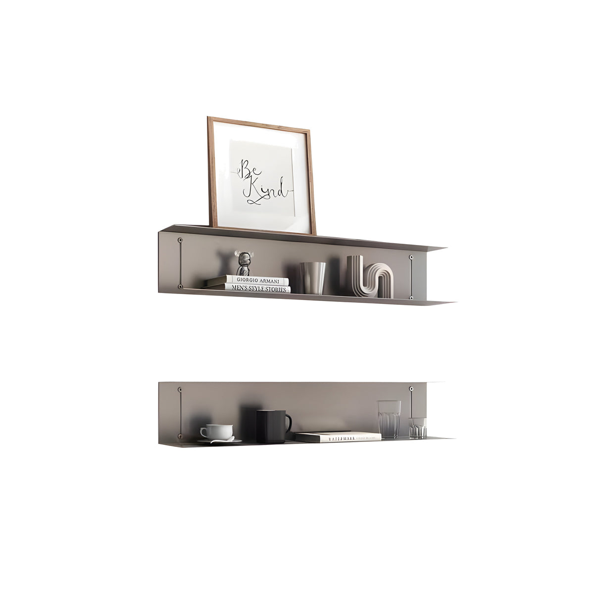 I-Beam Wall Shelf 商品写真（白背景）