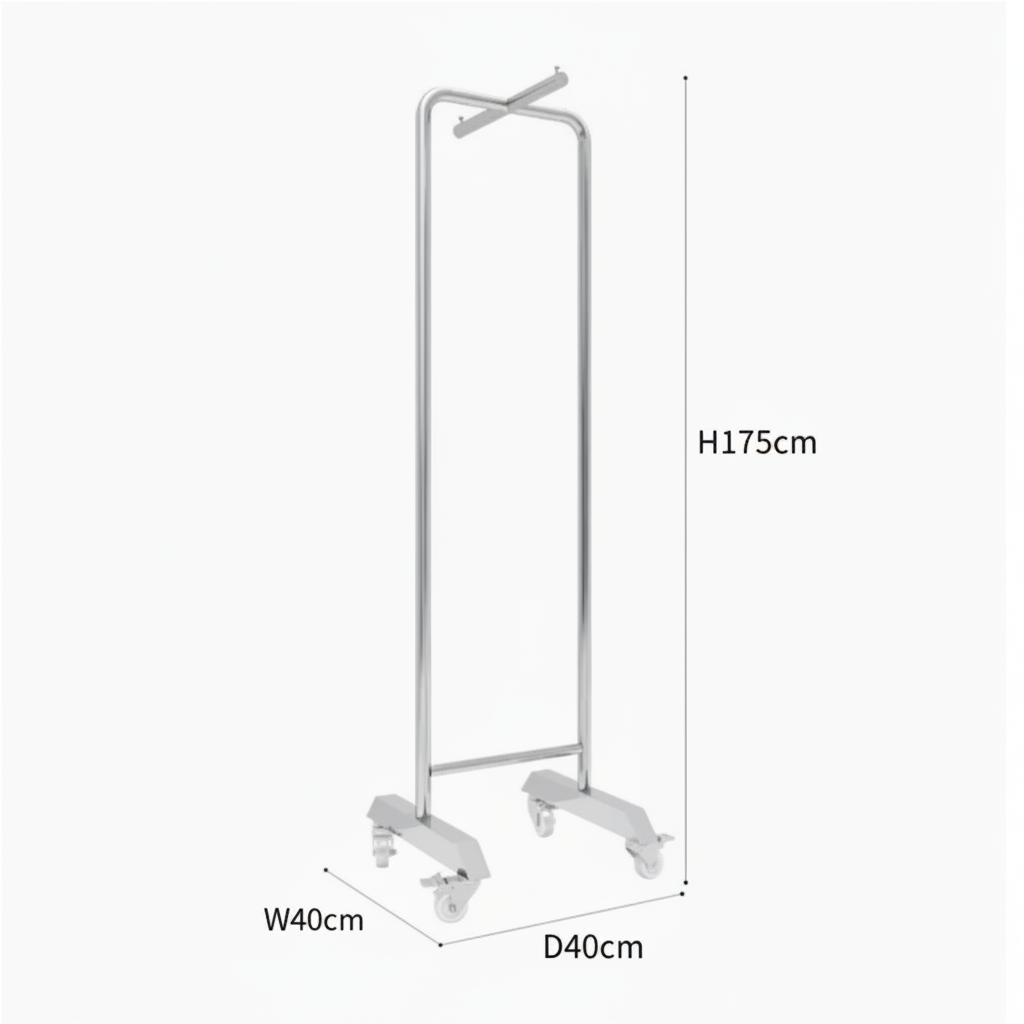 Curved Rack Dタイプ W40×D40×H175cm