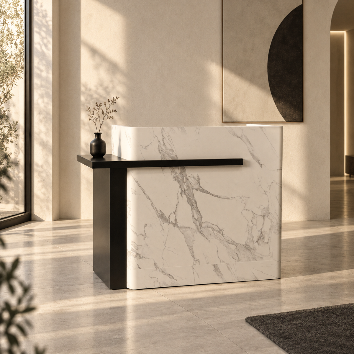Ledge Reception Counter — interior scene 1 (AI-generated, editorial 2026-09-10)