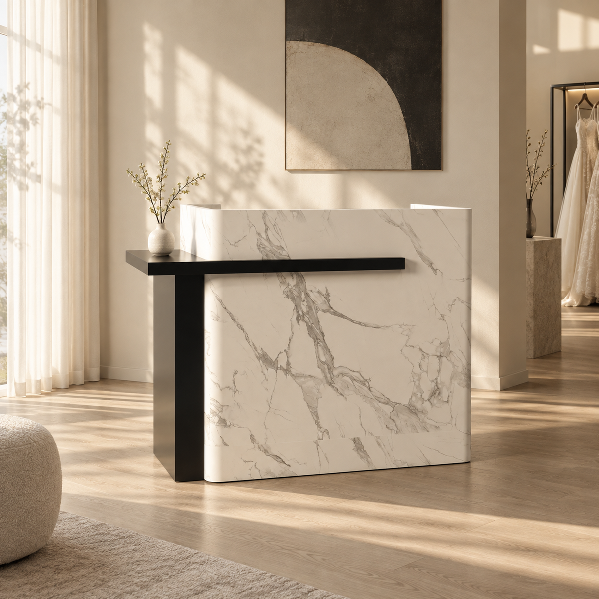 Ledge Reception Counter — interior scene 2 (AI-generated, editorial 2026-09-10)