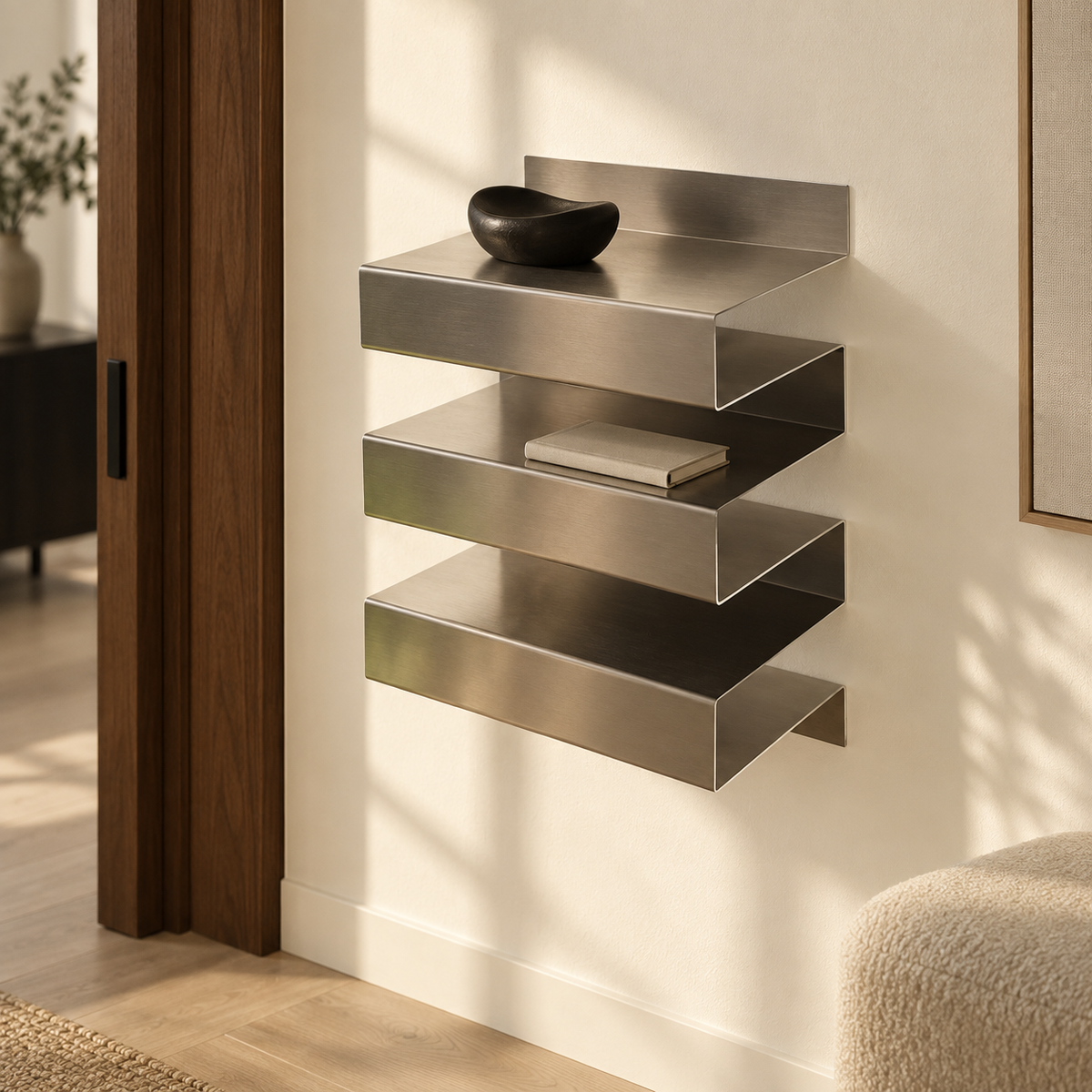 Ribbon Wall Shelf — interior scene 2 (AI-generated, editorial 2026-09-10)