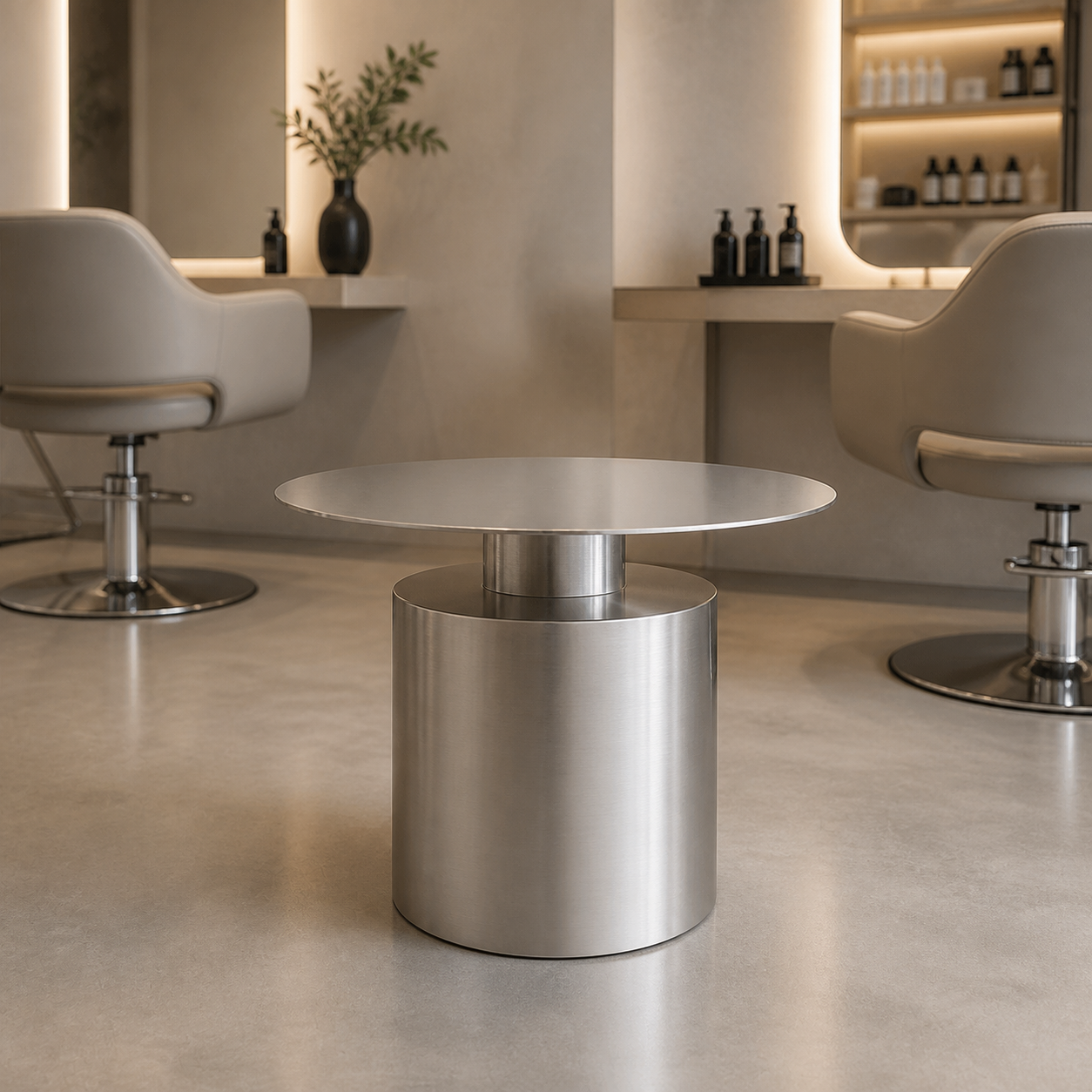 Stainless Round Table