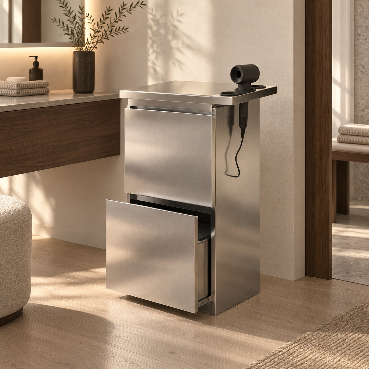 Slim Tool Cabinet — interior scene 2 (AI-generated, editorial 2026-09-10)