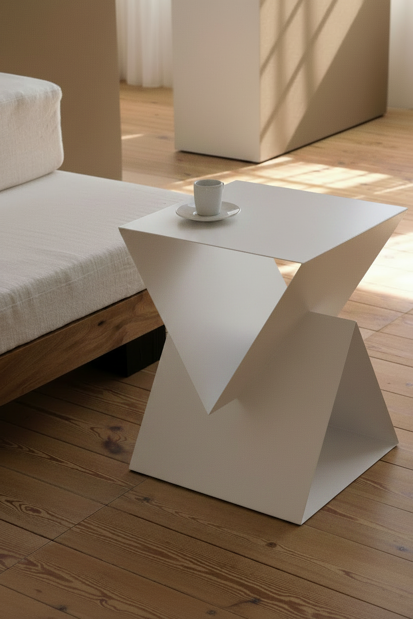 White Side Table Lifestyle